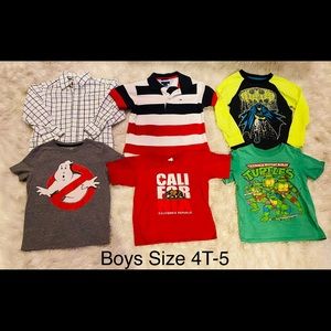 Boys Clothing Lot Size 4/5